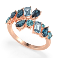 Fashion Multi-Shape Split Shank Garvi Band