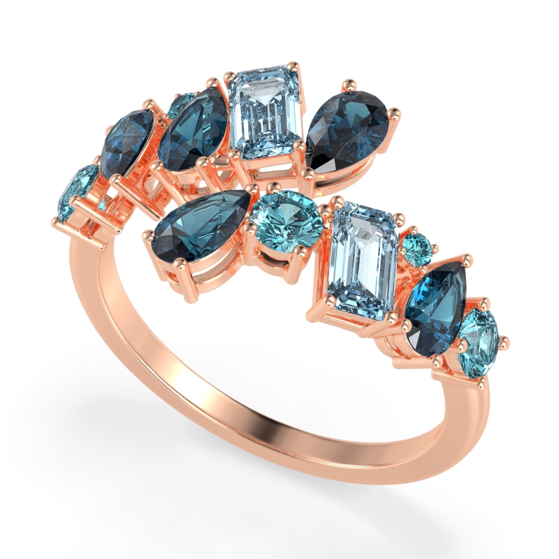 Fashion Multi-Shape Split Shank Garvi Band