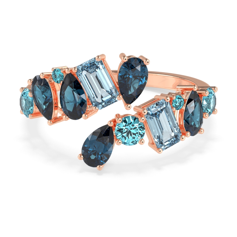 Fashion Multi-Shape Split Shank Garvi Band