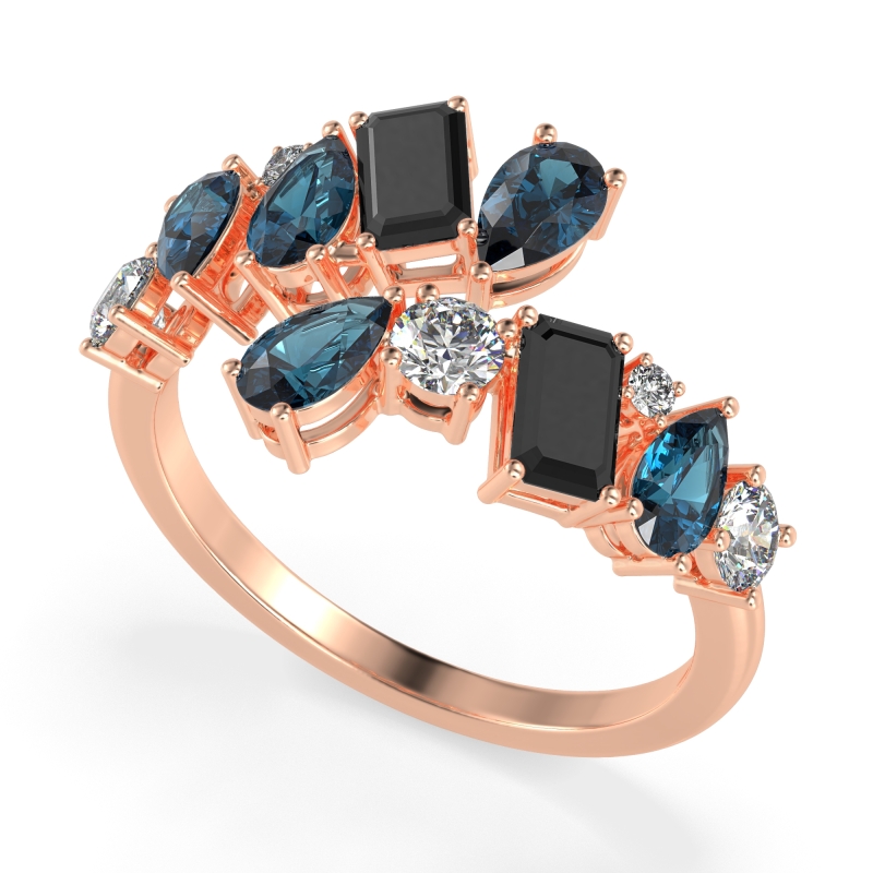 Fashion Multi-Shape Split Shank Garvi Band