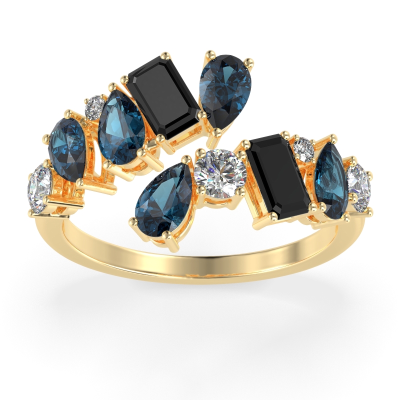 Fashion Multi-Shape Split Shank Garvi Band