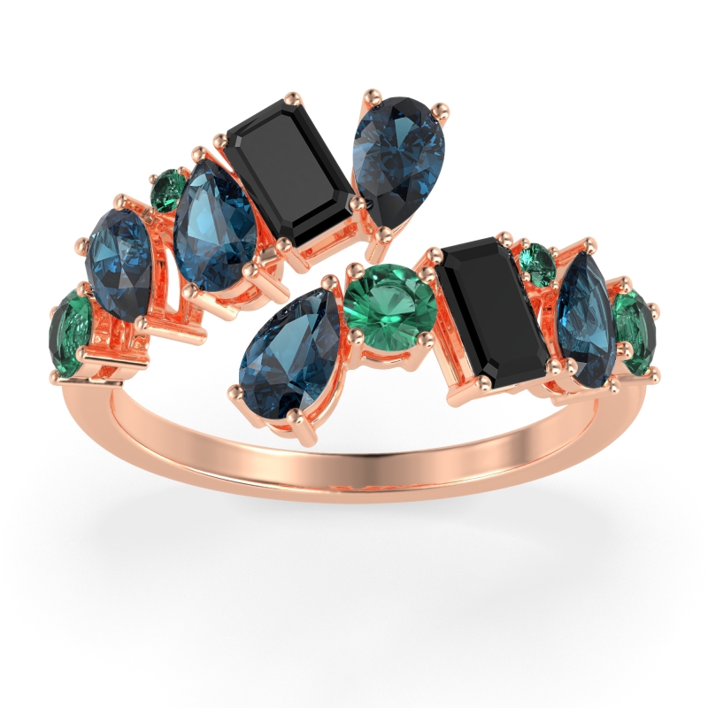 Fashion Multi-Shape Split Shank Garvi Band