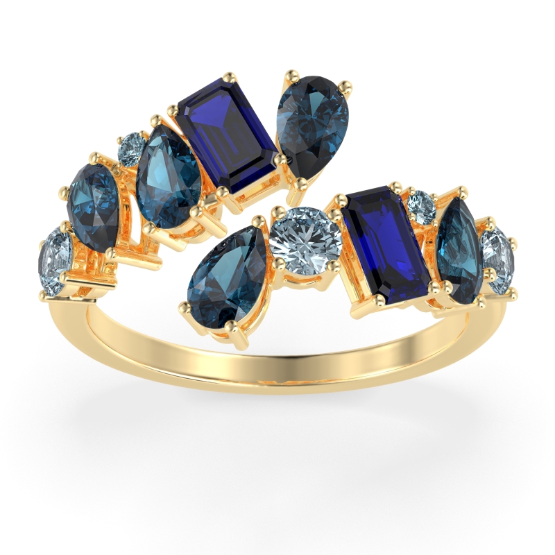 Fashion Multi-Shape Split Shank Garvi Band