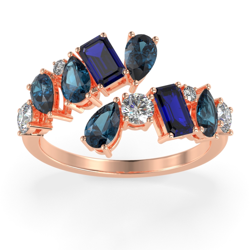 Fashion Multi-Shape Split Shank Garvi Band