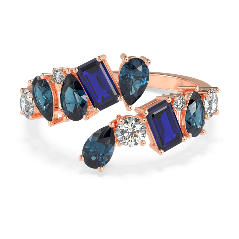 Fashion Multi-Shape Split Shank Garvi Band