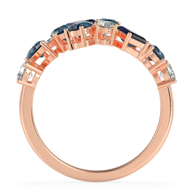 Fashion Multi-Shape Split Shank Garvi Band