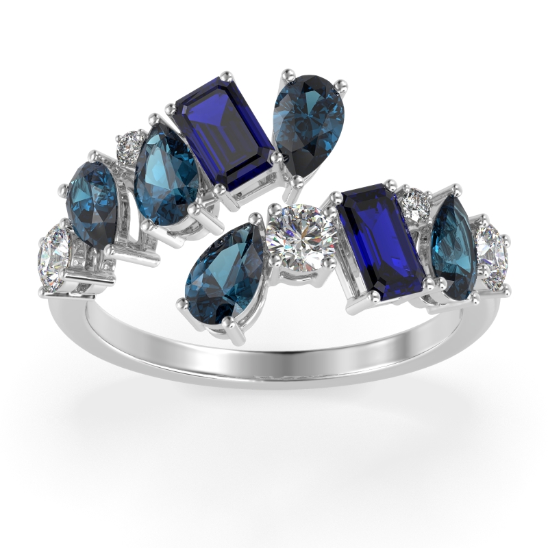 Fashion Multi-Shape Split Shank Garvi Band
