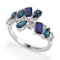 Fashion Multi-Shape Split Shank Garvi Band