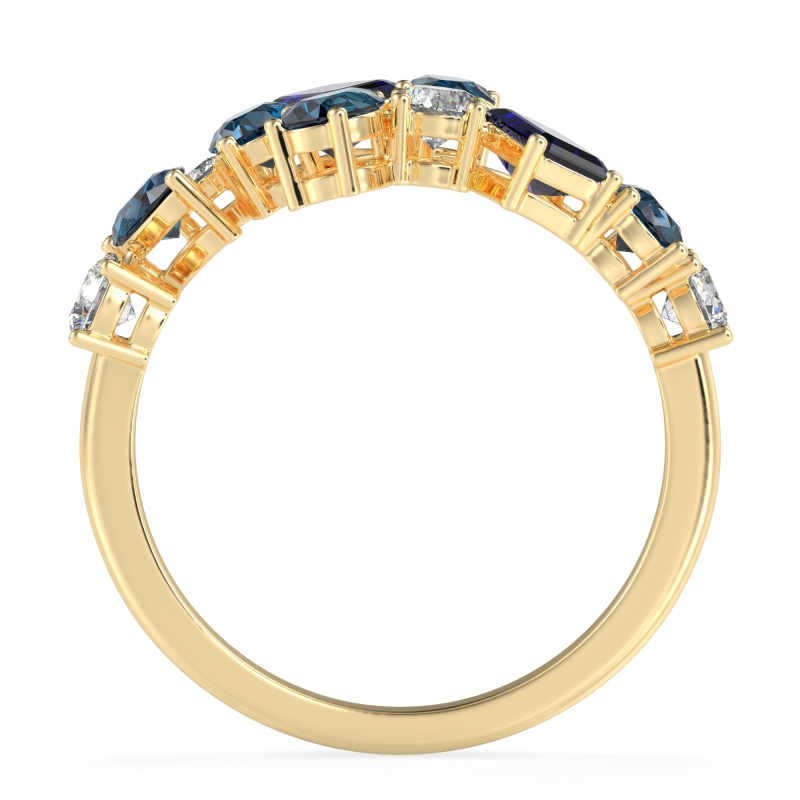 Fashion Multi-Shape Split Shank Garvi Band