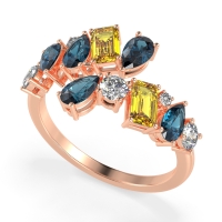 Fashion Multi-Shape Split Shank Garvi Band