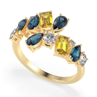 Fashion Multi-Shape Split Shank Garvi Band