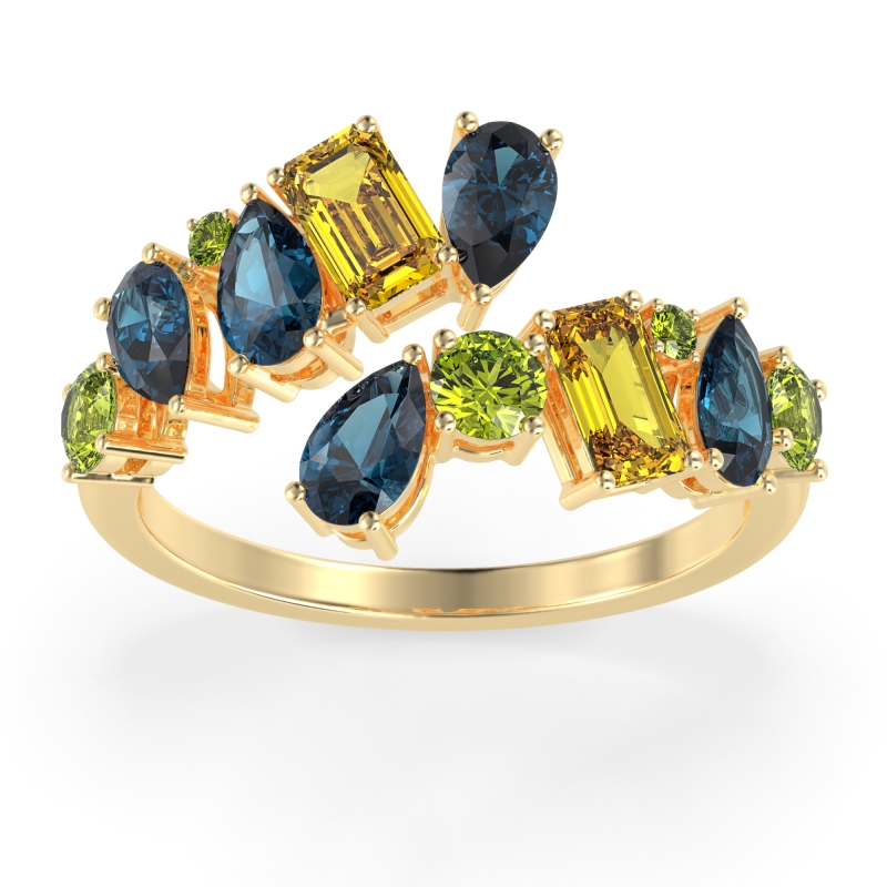 Fashion Multi-Shape Split Shank Garvi Band