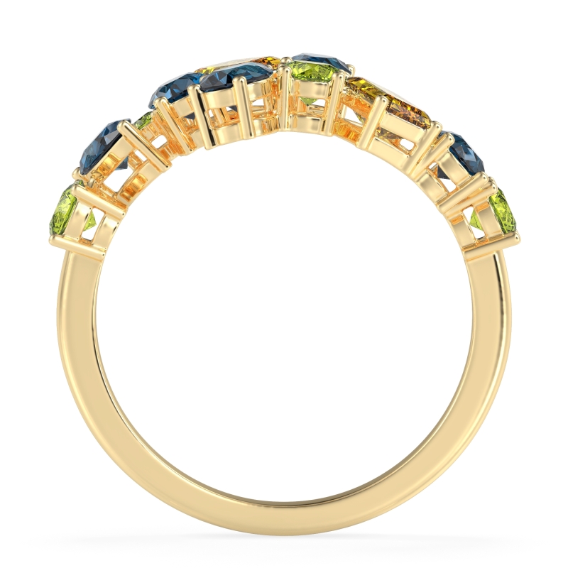 Fashion Multi-Shape Split Shank Garvi Band