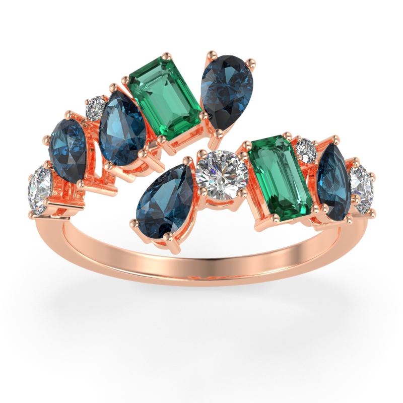 Fashion Multi-Shape Split Shank Garvi Band