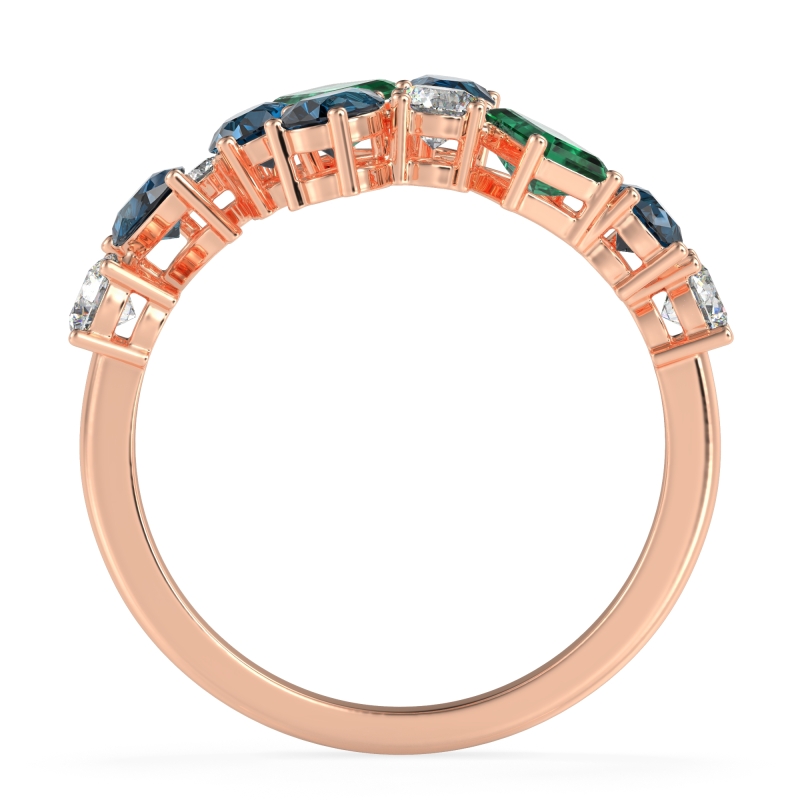 Fashion Multi-Shape Split Shank Garvi Band