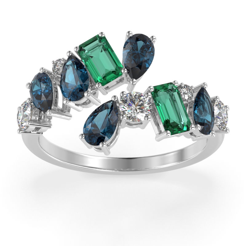 Fashion Multi-Shape Split Shank Garvi Band