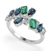 Fashion Multi-Shape Split Shank Garvi Band