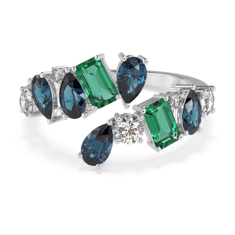 Fashion Multi-Shape Split Shank Garvi Band