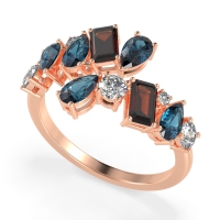 Fashion Multi-Shape Split Shank Garvi Band