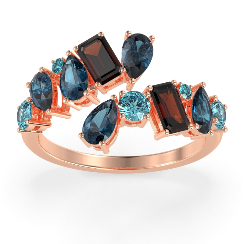 Fashion Multi-Shape Split Shank Garvi Band