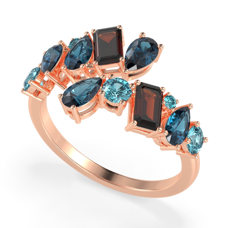 Fashion Multi-Shape Split Shank Garvi Band