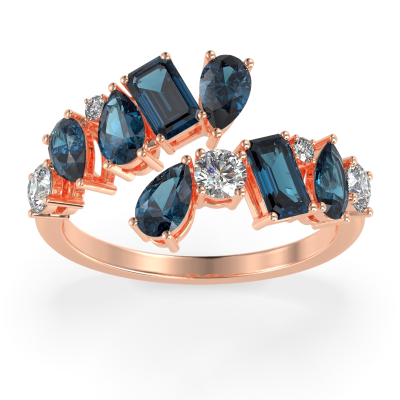 Fashion Multi-Shape Split Shank Garvi Band