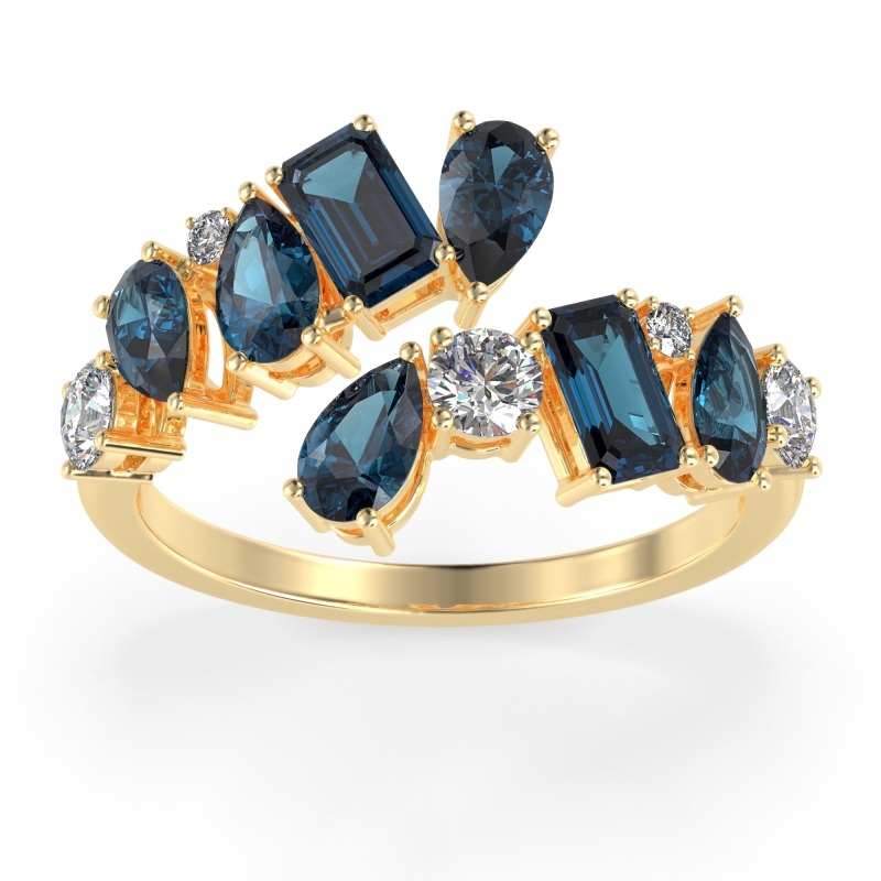 Fashion Multi-Shape Split Shank Garvi Band