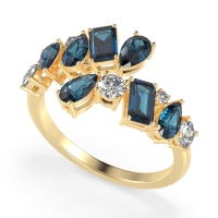 Fashion Multi-Shape Split Shank Garvi Band