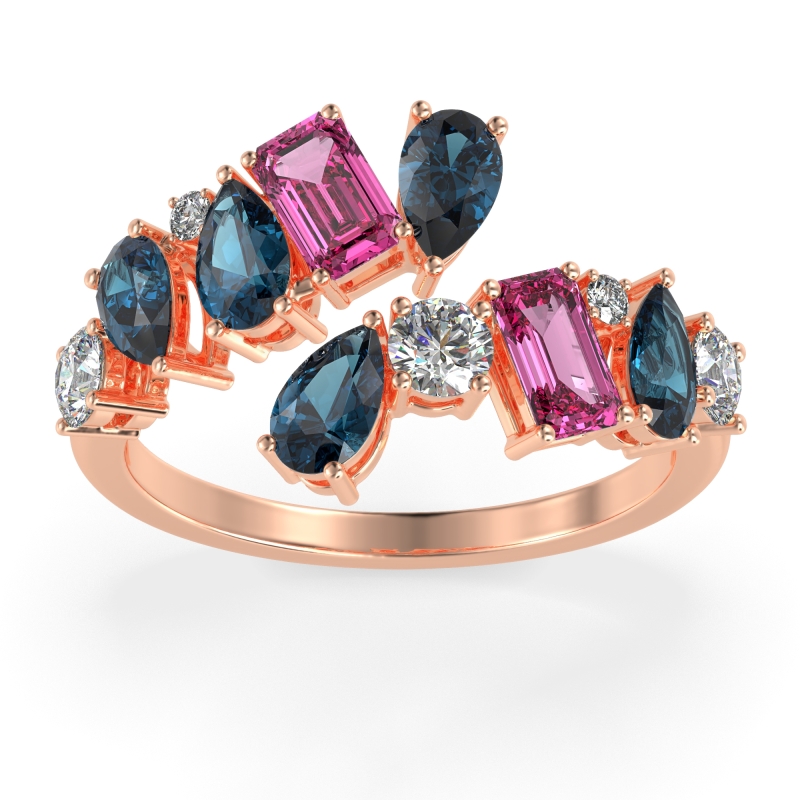 Fashion Multi-Shape Split Shank Garvi Band