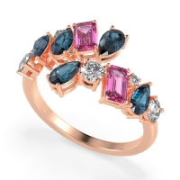 Fashion Multi-Shape Split Shank Garvi Band