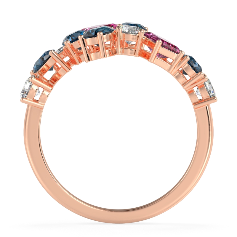 Fashion Multi-Shape Split Shank Garvi Band