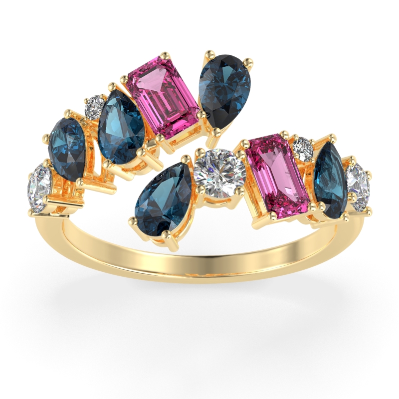 Fashion Multi-Shape Split Shank Garvi Band
