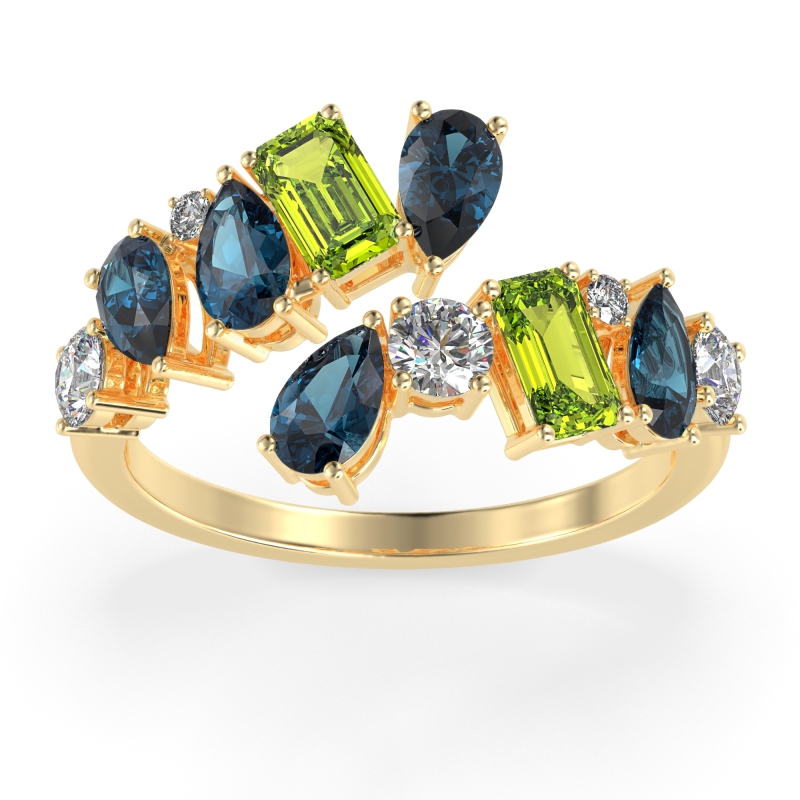 Fashion Multi-Shape Split Shank Garvi Band