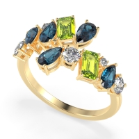 Fashion Multi-Shape Split Shank Garvi Band