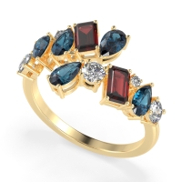 Fashion Multi-Shape Split Shank Garvi Band