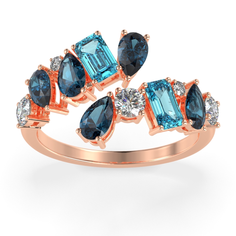 Fashion Multi-Shape Split Shank Garvi Band