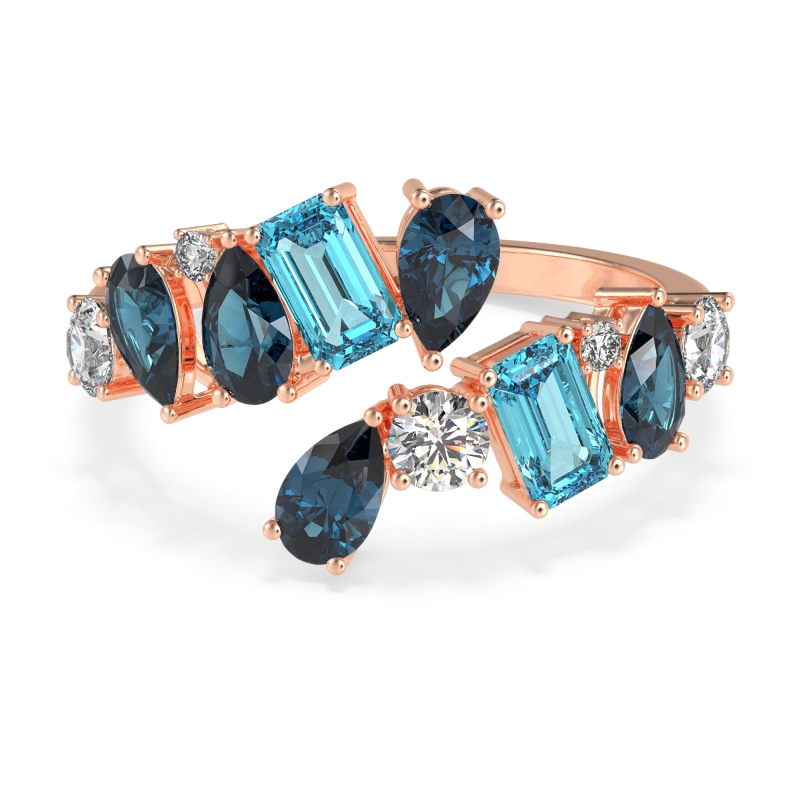 Fashion Multi-Shape Split Shank Garvi Band