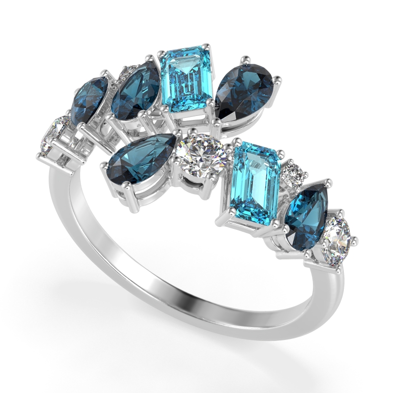 Fashion Multi-Shape Split Shank Garvi Band