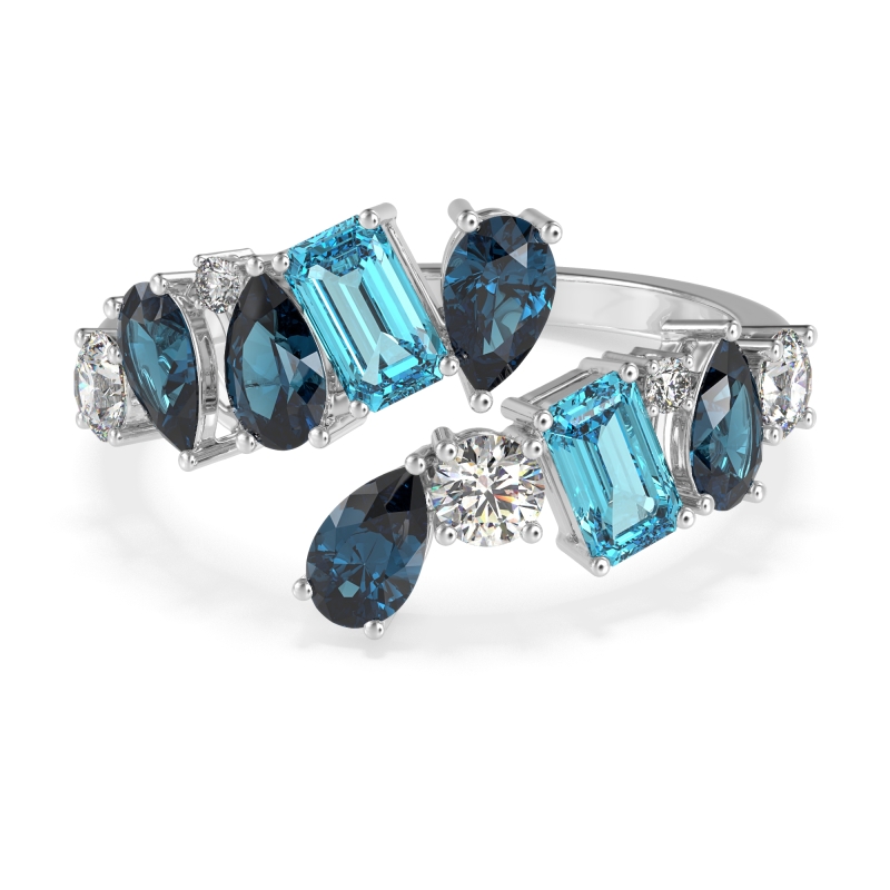 Fashion Multi-Shape Split Shank Garvi Band