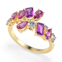 Fashion Multi-Shape Split Shank Garvi Band