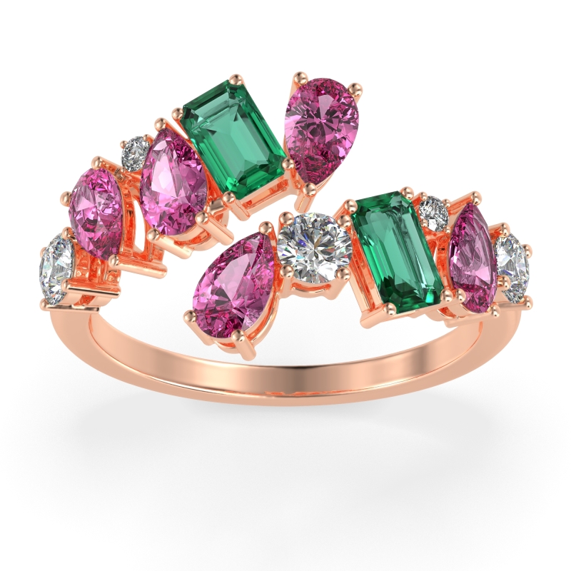 Fashion Multi-Shape Split Shank Garvi Band