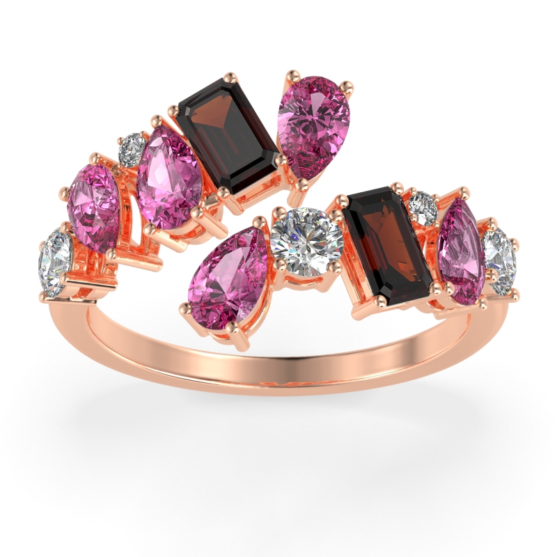Fashion Multi-Shape Split Shank Garvi Band