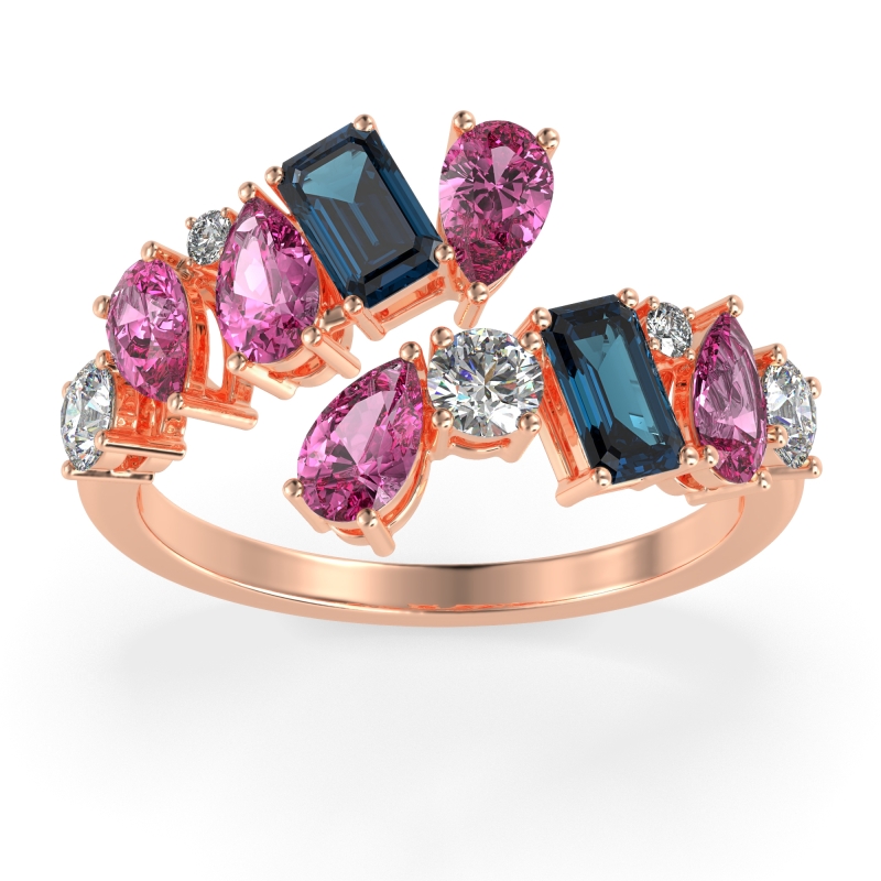 Fashion Multi-Shape Split Shank Garvi Band