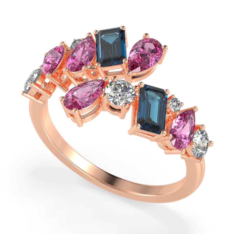 Fashion Multi-Shape Split Shank Garvi Band
