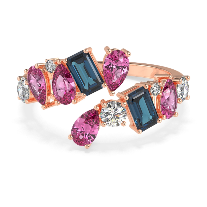 Fashion Multi-Shape Split Shank Garvi Band