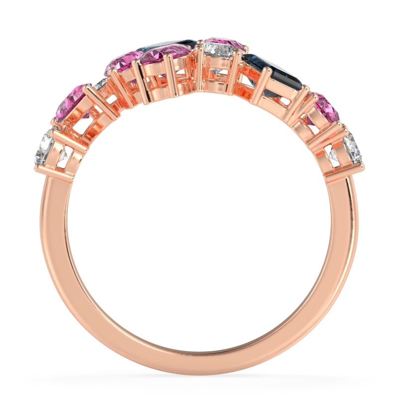 Fashion Multi-Shape Split Shank Garvi Band