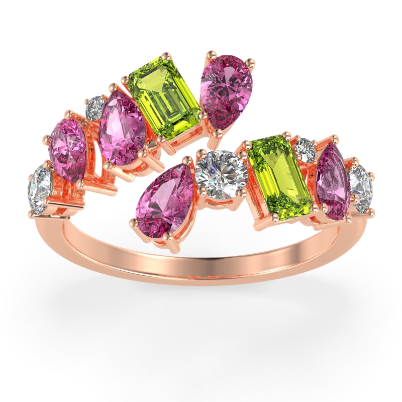 Fashion Multi-Shape Split Shank Garvi Band