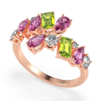 Fashion Multi-Shape Split Shank Garvi Band