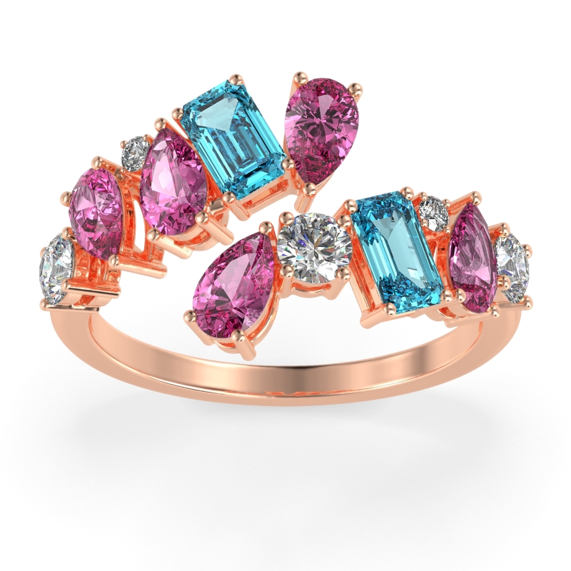 Fashion Multi-Shape Split Shank Garvi Band