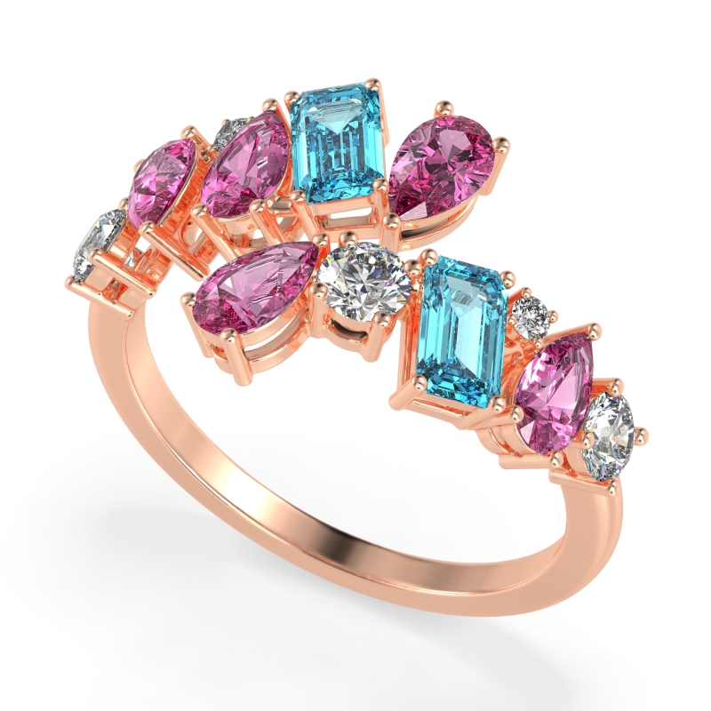 Fashion Multi-Shape Split Shank Garvi Band